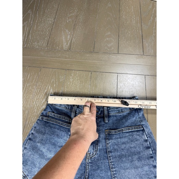 Ruti The Slouchy Jean Womens Size 6 Blue Vintage Wave Wash Barrel Elastic Boho - Picture 11 of 16